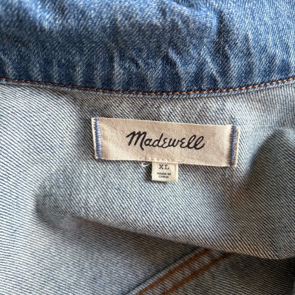 Madewell Denim Crop Shirt Jacket - Picture 9 of 9